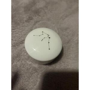 Fringe Aquarius Zodiac Constellation 3"Round Ceramic Trinket  Jewlery Box